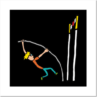 Pole Vaulting Posters and Art